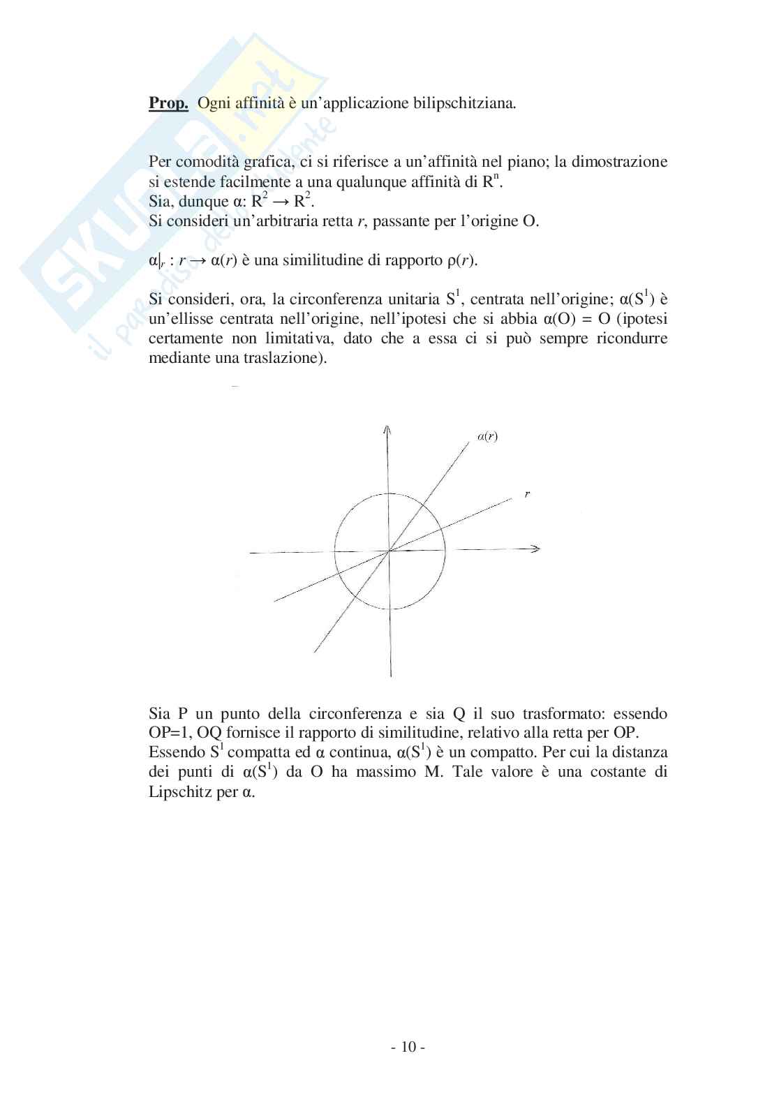 Trasformazioni geometriche e proprietà invarianti: i punti di vista di Klein e di von Staudt Pag. 11