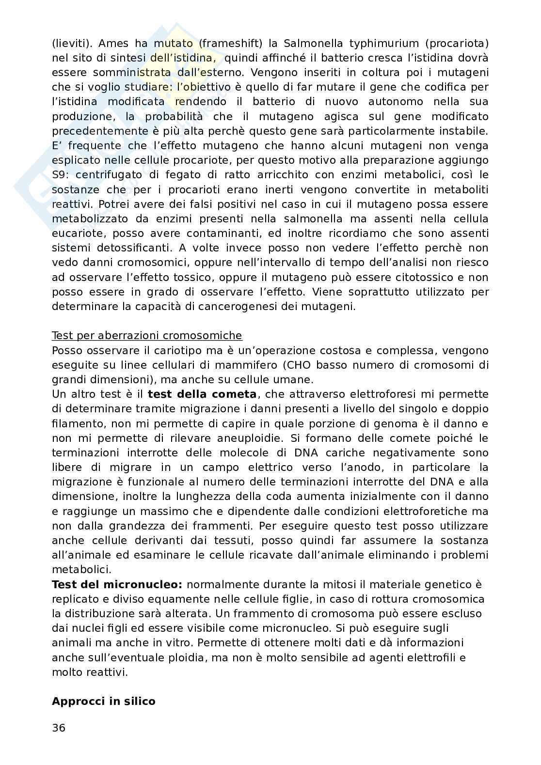 Appunti di Tossicologia Pag. 36