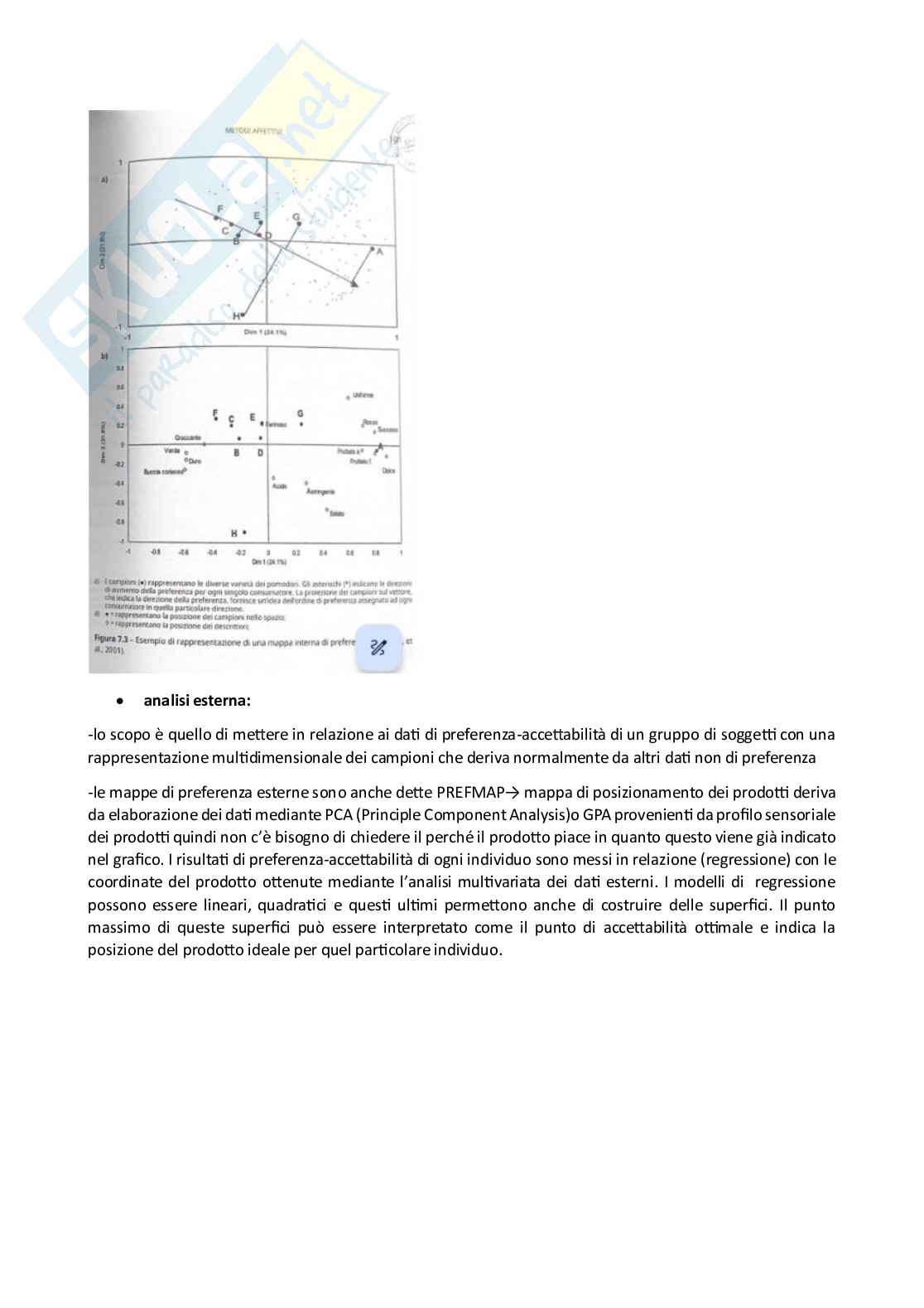 Riassunto esame Consumer science, Prof. Pagliarini Ella, libro consigliato Valutazione sensoriale, Ella Pagliarini Pag. 36