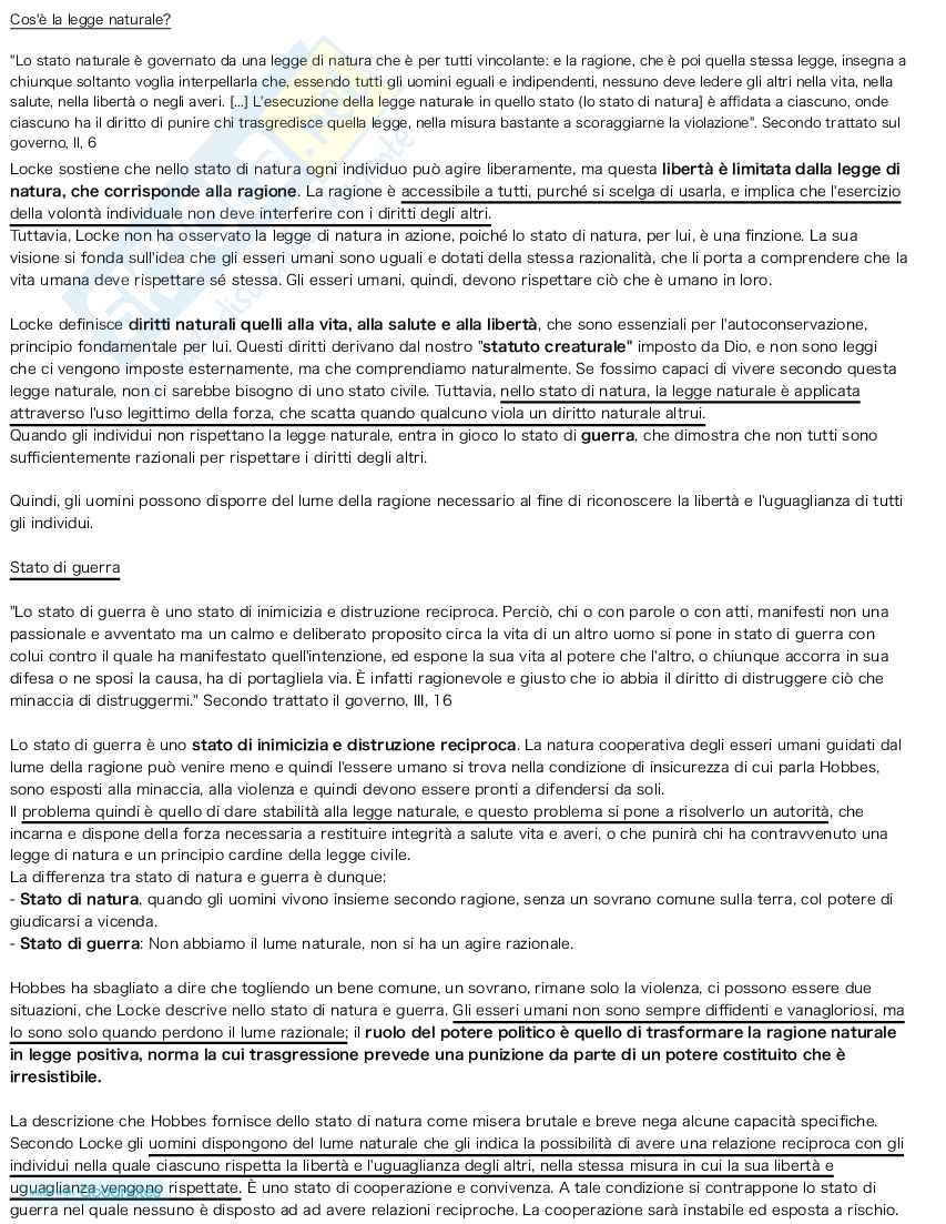 Storia delle dottrine politiche  - Appunti Pag. 26