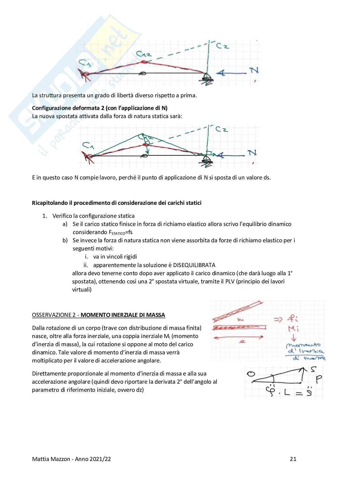 Dinamica delle strutture Pag. 21