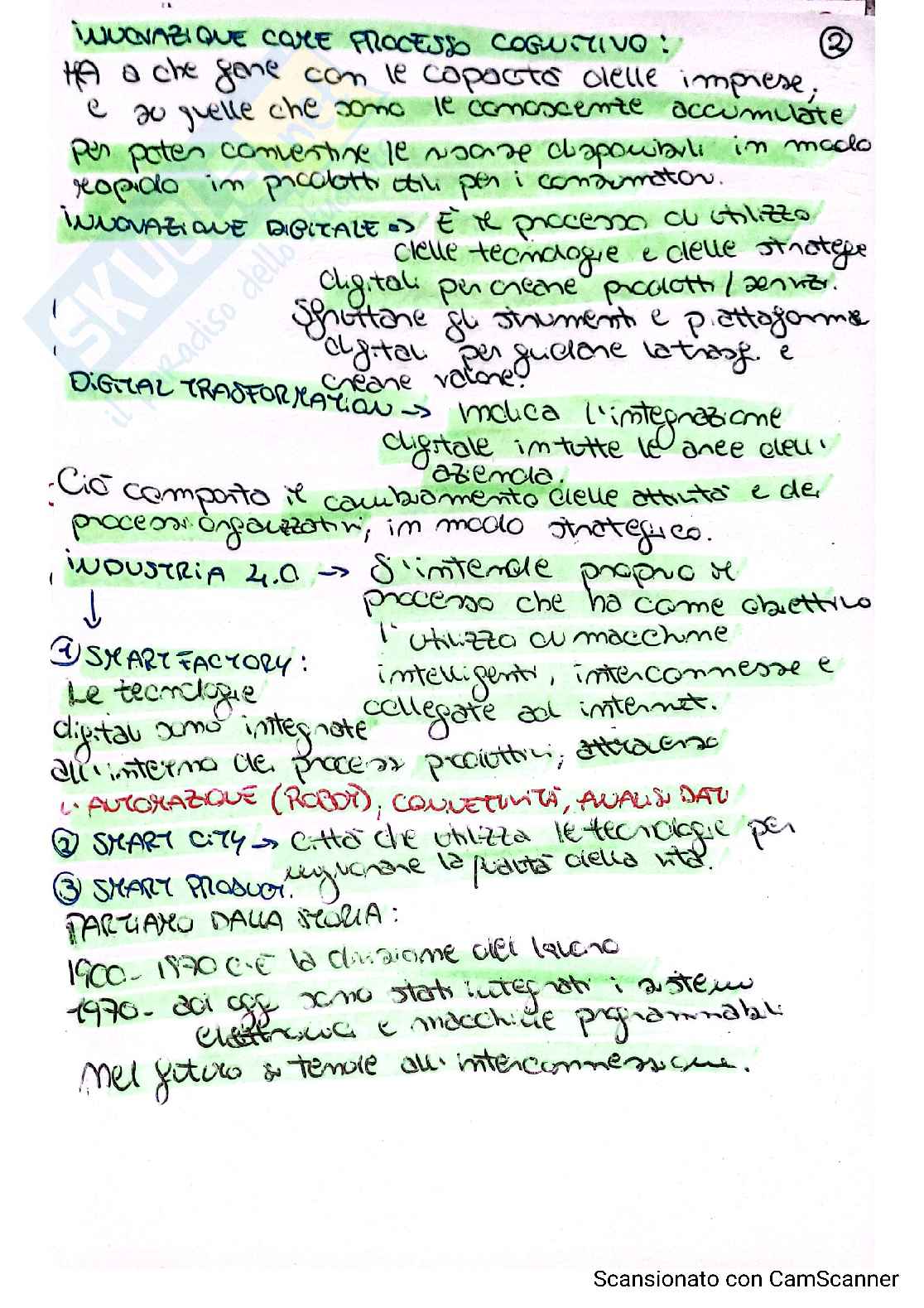 Appunti di Management digitale Pag. 2