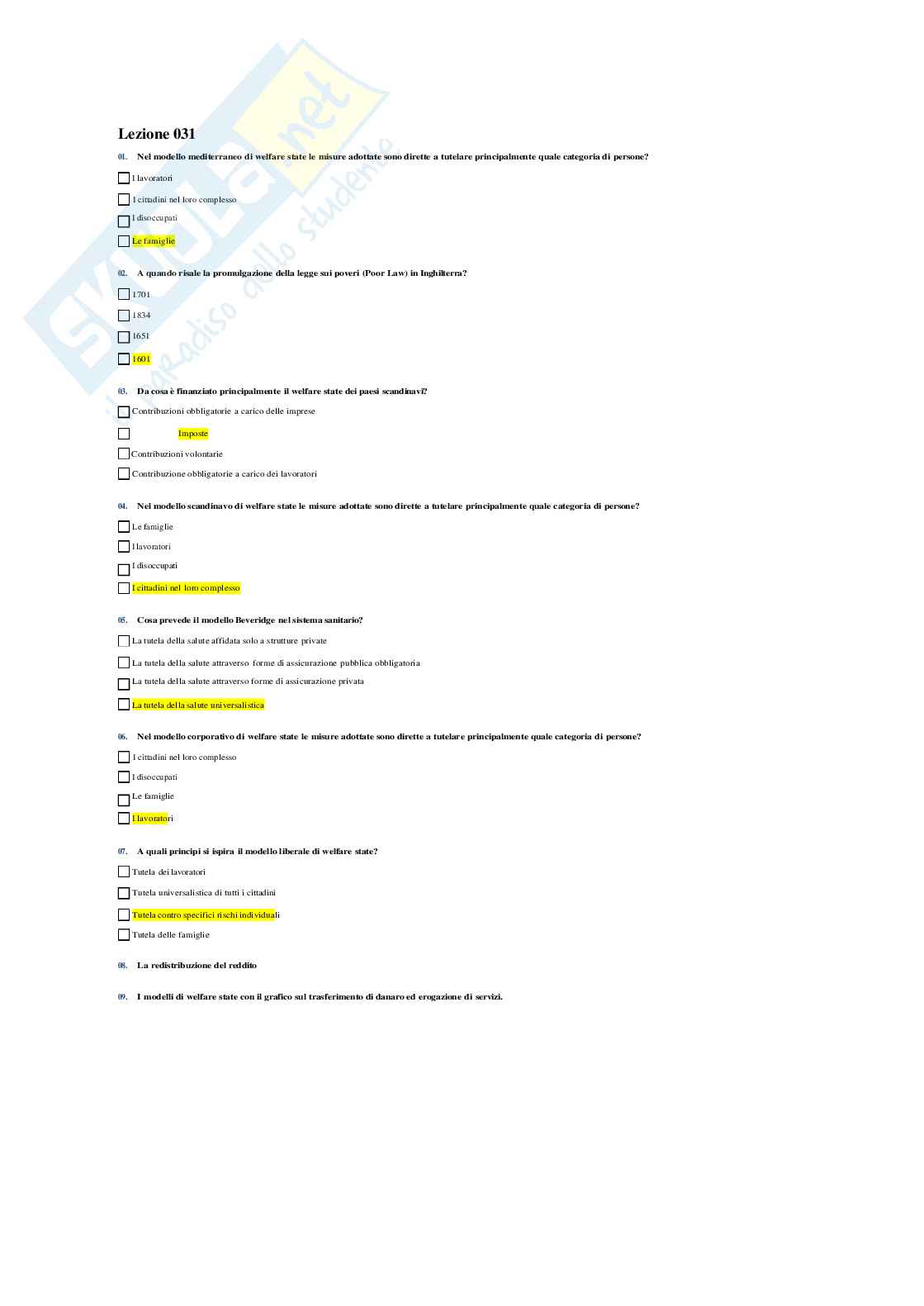 Scienza delle finanze Pag. 41