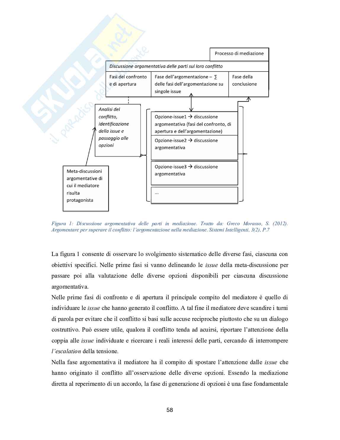 Mediazione familiare e gestione del conflitto: ricostruire i legami nell'interesse del minore Pag. 61