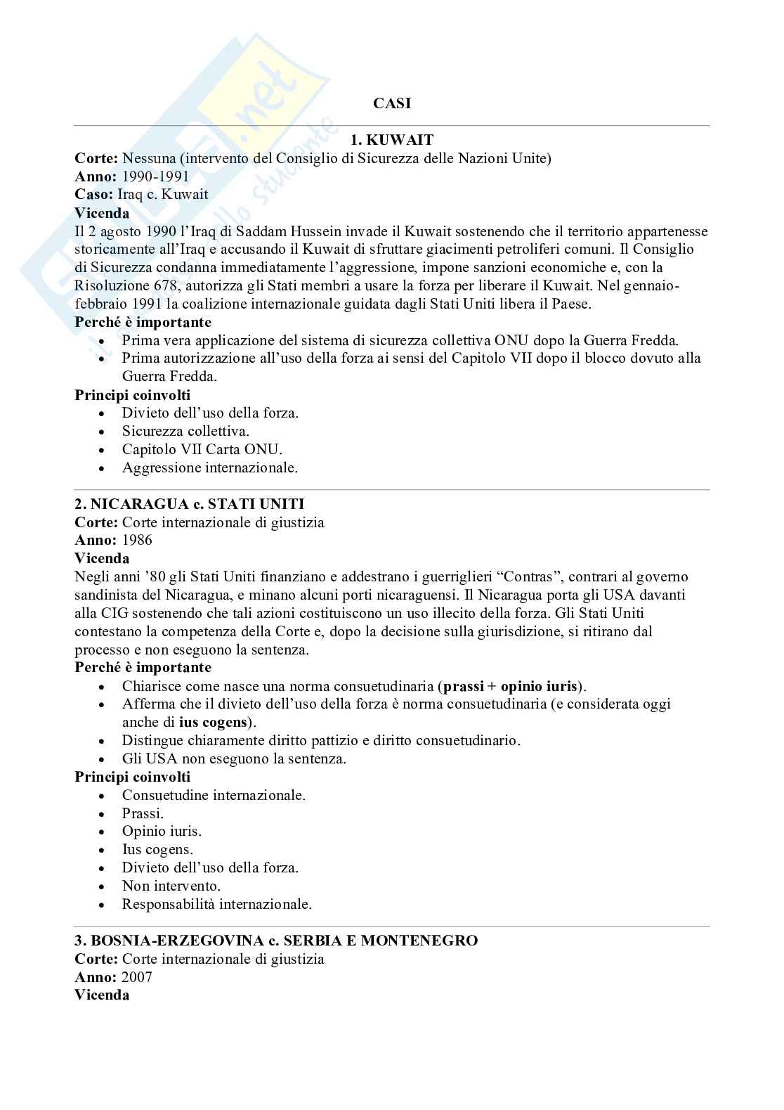 Schemi di Diritto internazionale Pag. 1