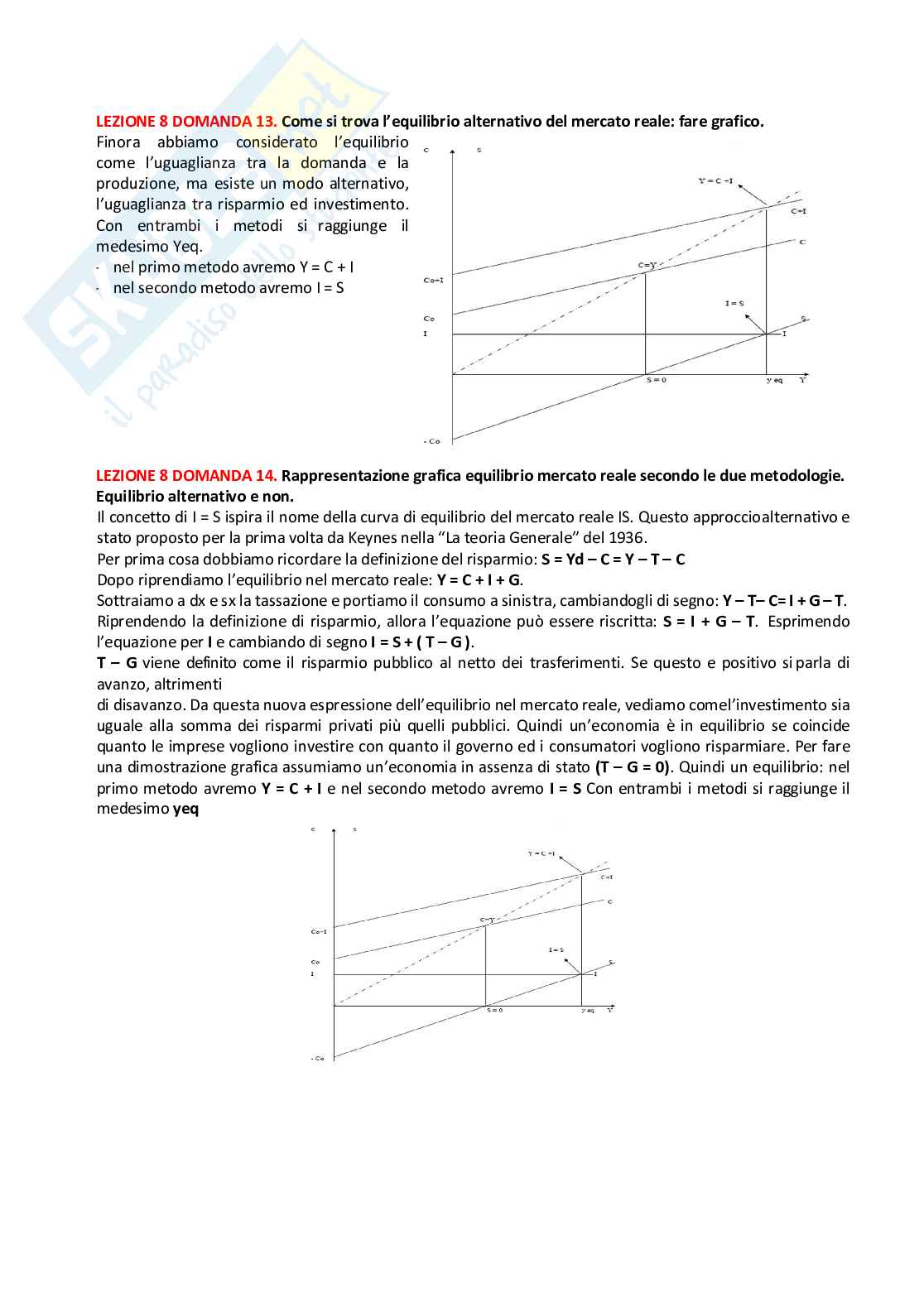 Paniere Macroeconomia - Risposte aperte Pag. 21