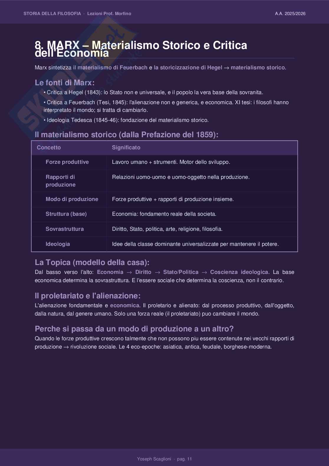 Appunti lezioni Storia della filosofia Pag. 11