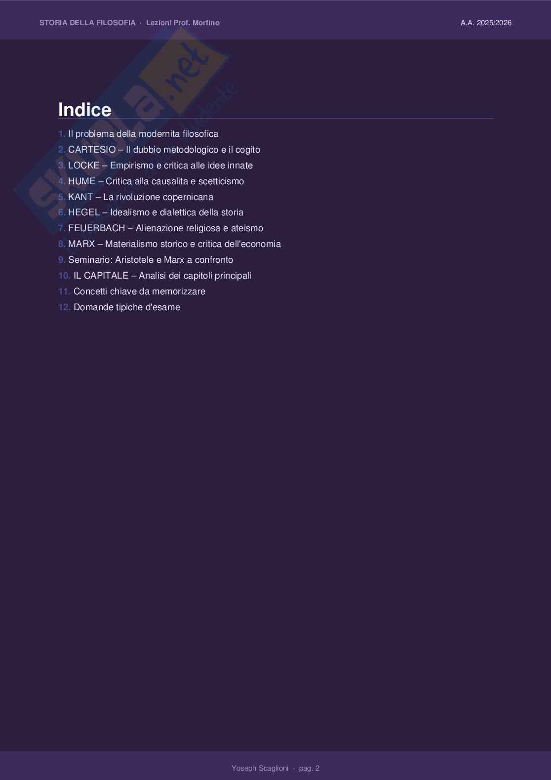Appunti lezioni Storia della filosofia Pag. 2