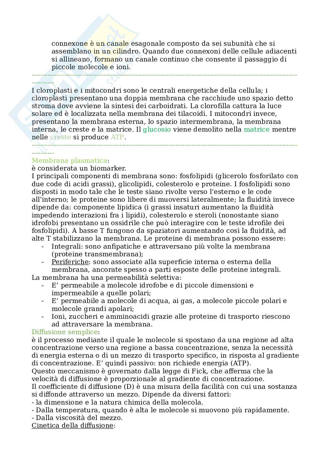 Appunti di Biologia applicata Pag. 2