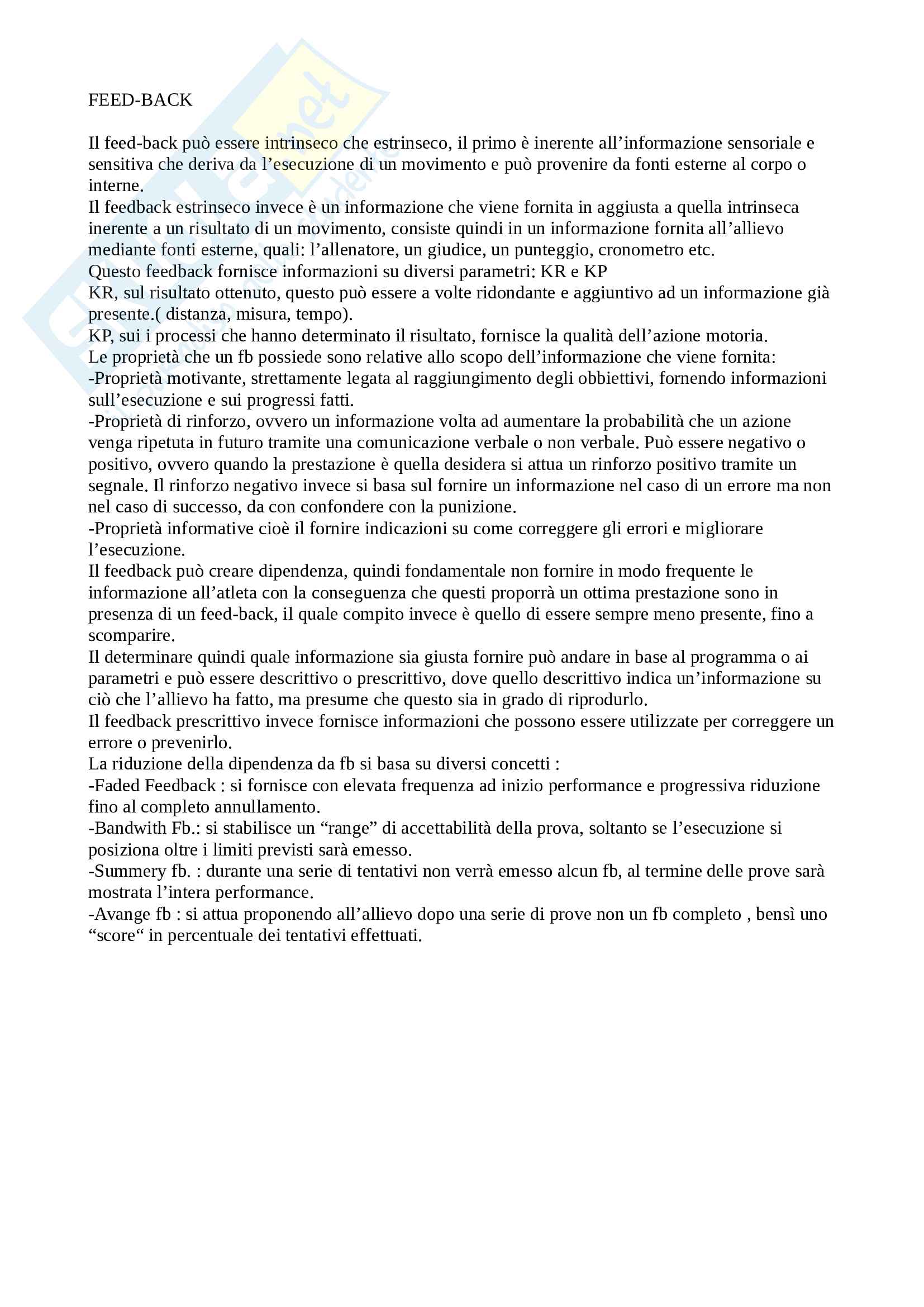Appunti Metodologia del movimento umano (30L) Pag. 16