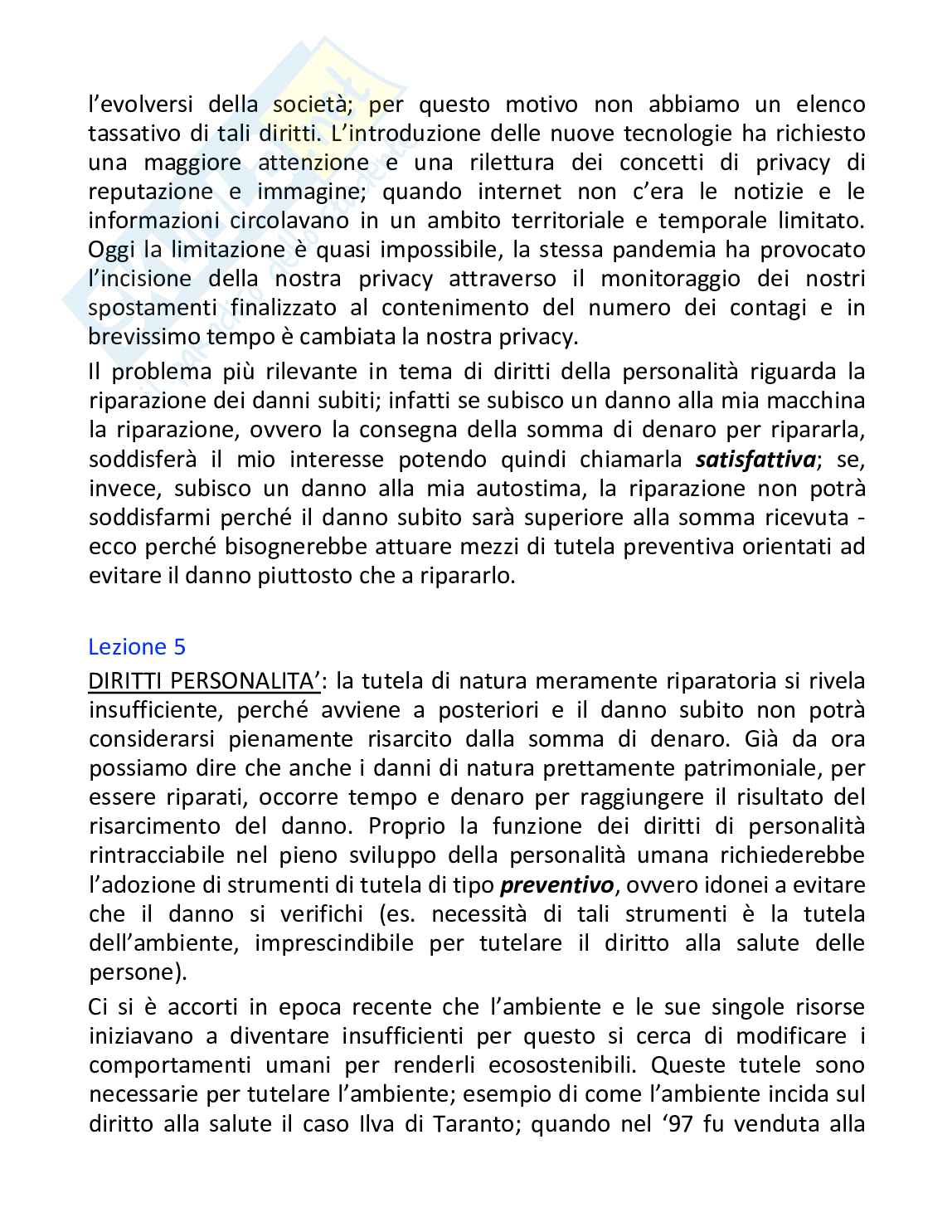 Appunti diritto privato Pag. 6