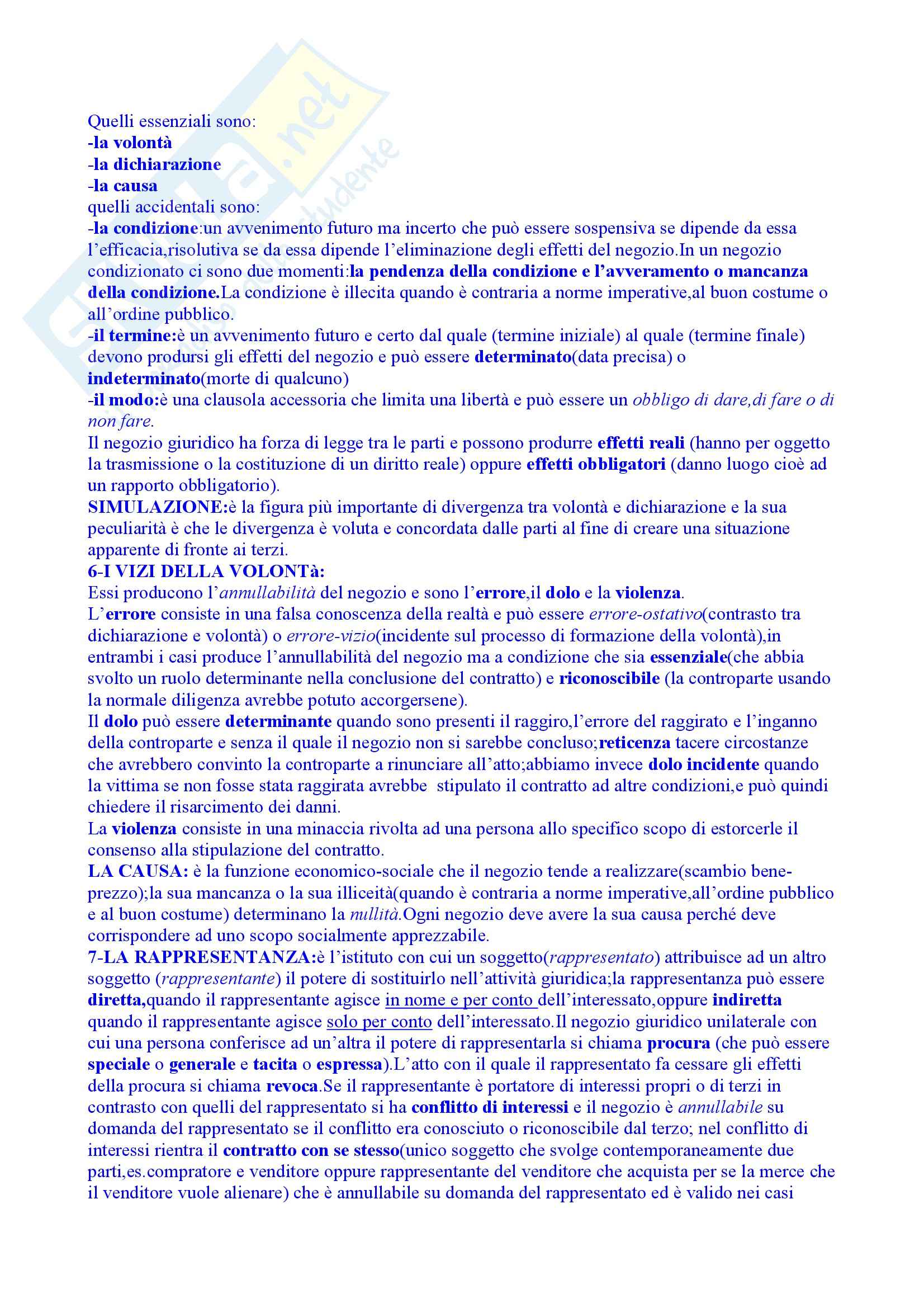 Istituzioni di diritto privato - definizioni Pag. 2