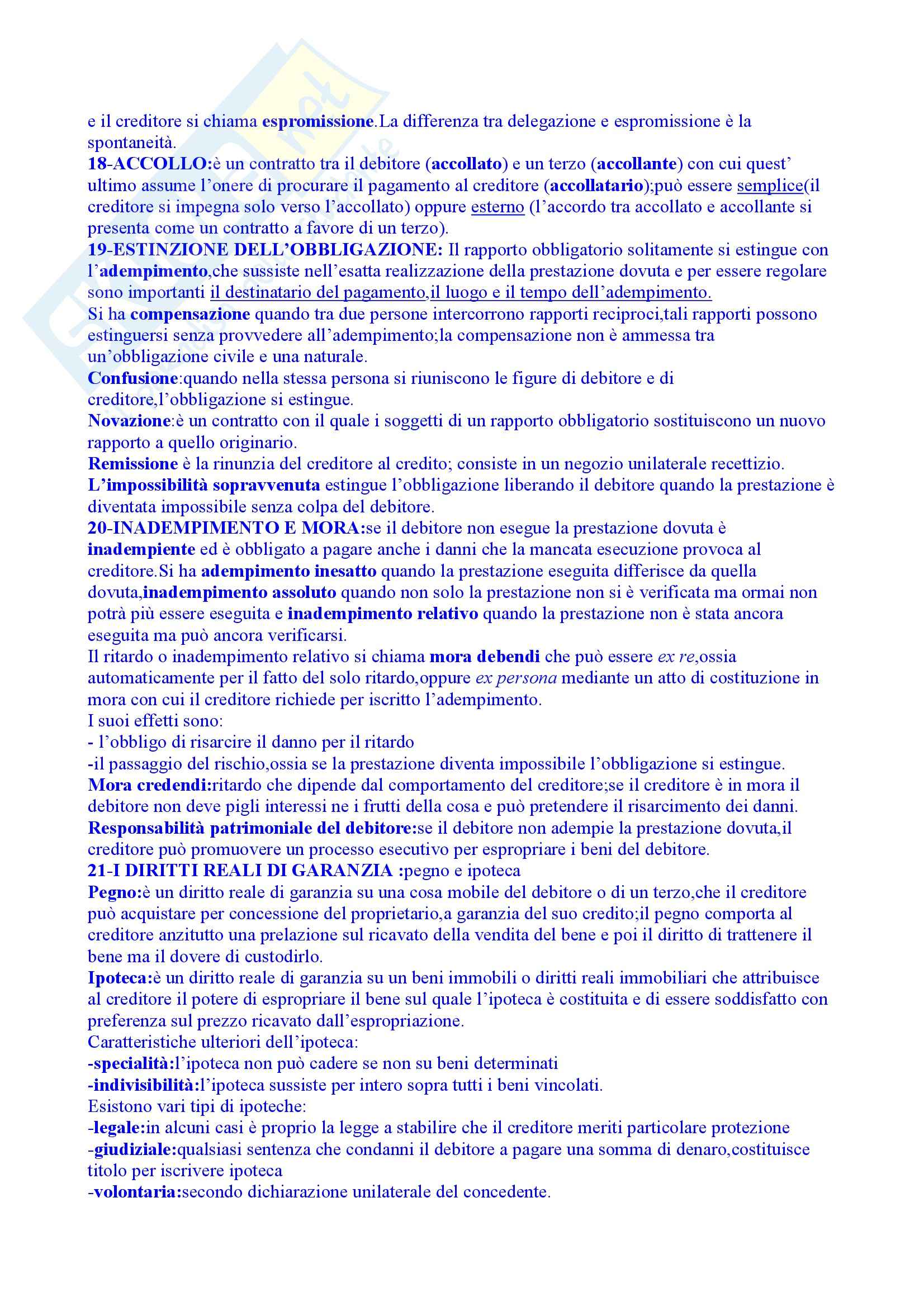 Istituzioni di diritto privato - definizioni Pag. 6