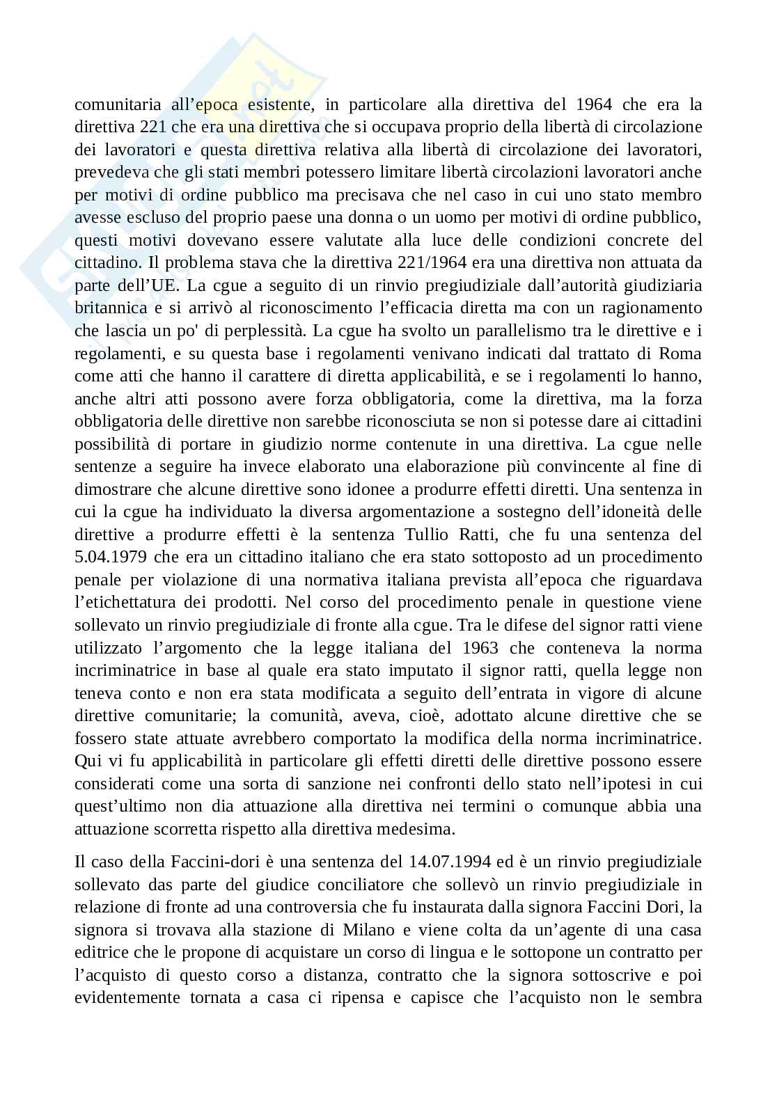 Diritto dell'Unione Europea Pag. 66