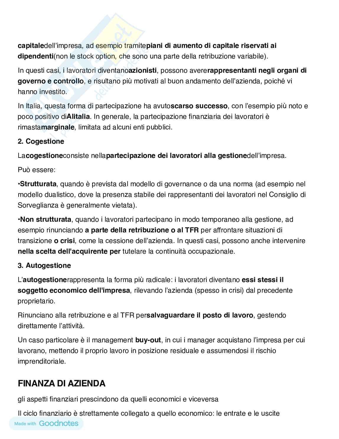 Riassunto esame Economia aziendale, Prof. Bianchi Maria Teresa, libro consigliato Fisiologia aziendale, Bianchi Pag. 26