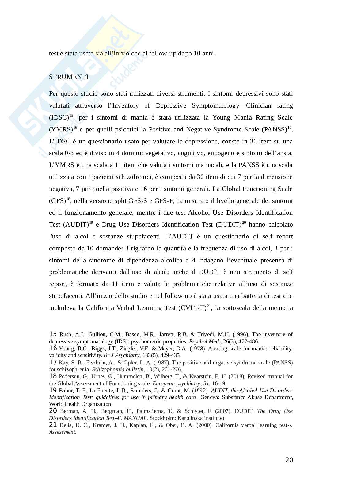 Tesi sul disturbo bipolare Pag. 21