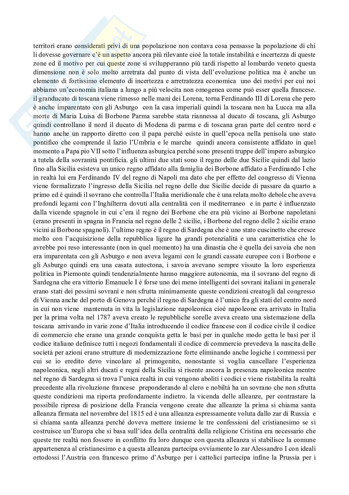 Appunti delle lezione di Storia contemporanea Pag. 11