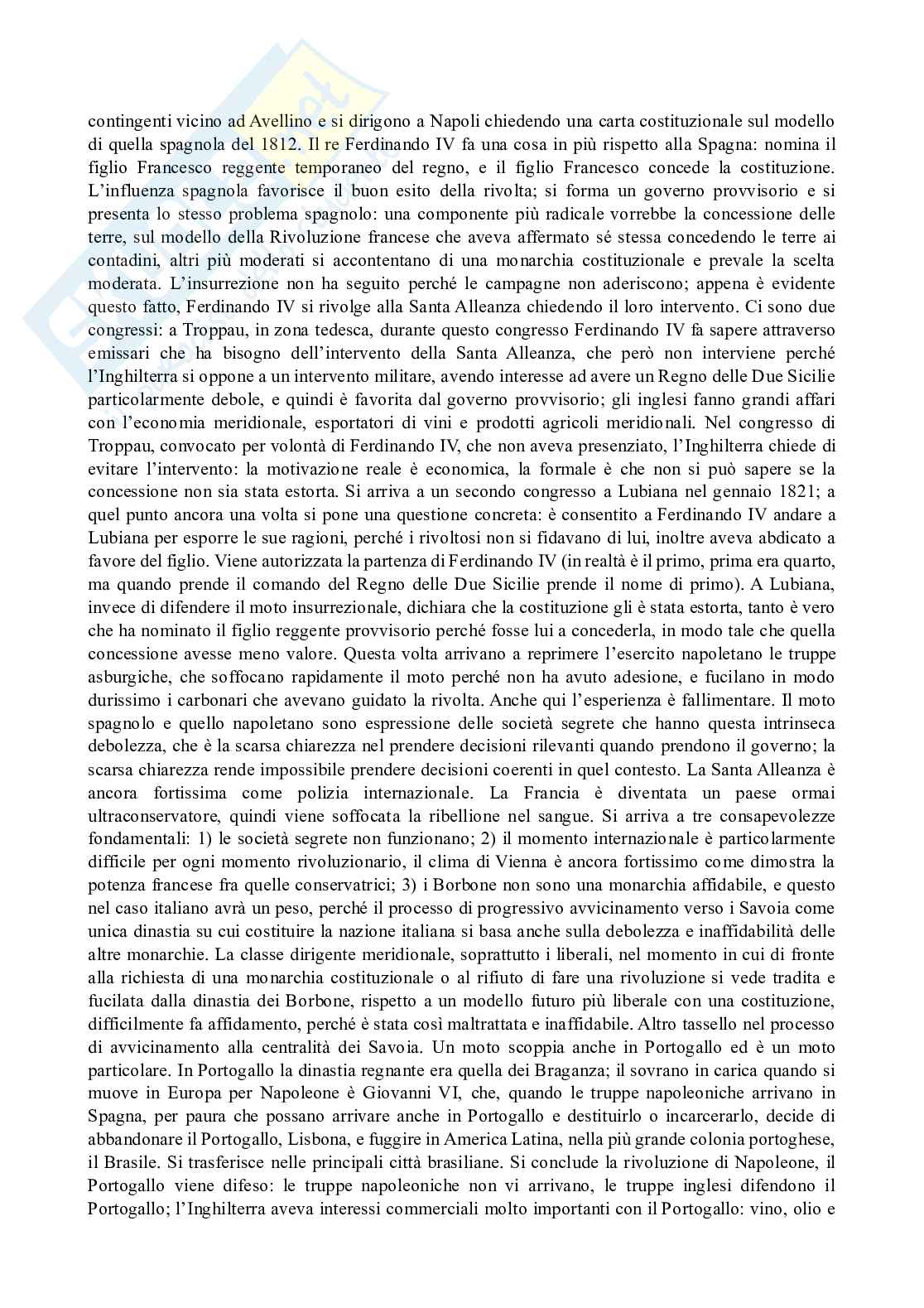 Appunti delle lezione di Storia contemporanea Pag. 16