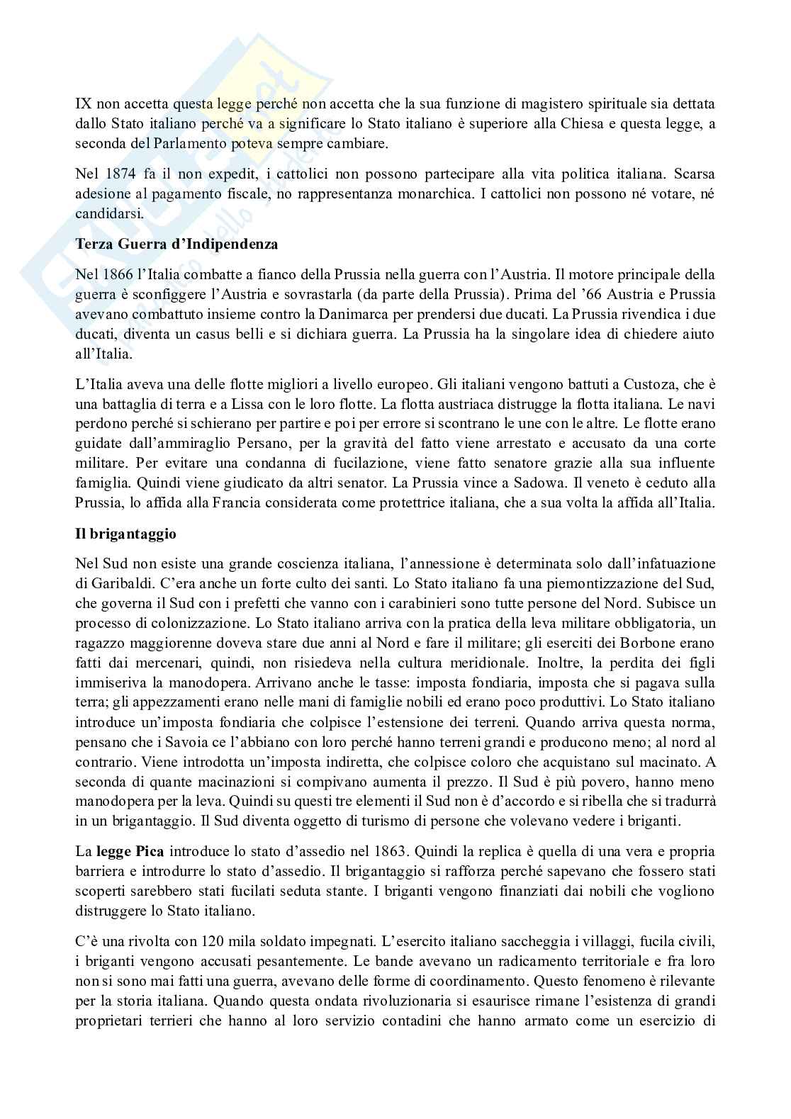 Appunti delle lezione di Storia contemporanea Pag. 36