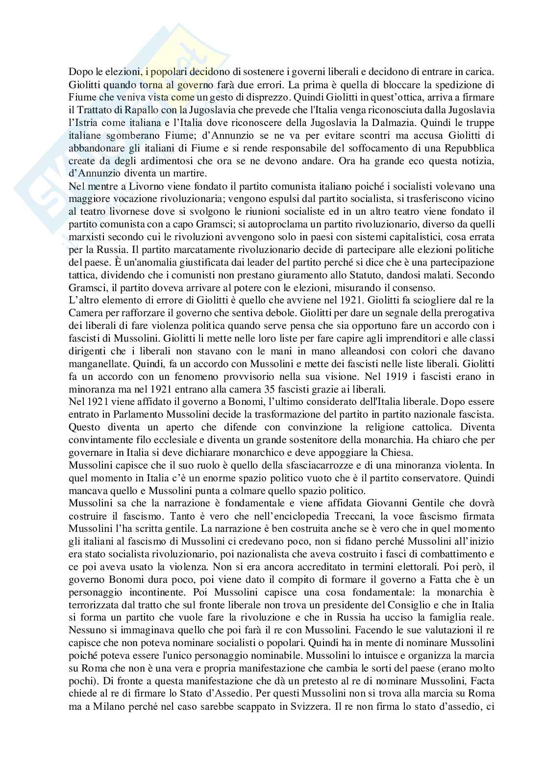 Appunti delle lezione di Storia contemporanea Pag. 46
