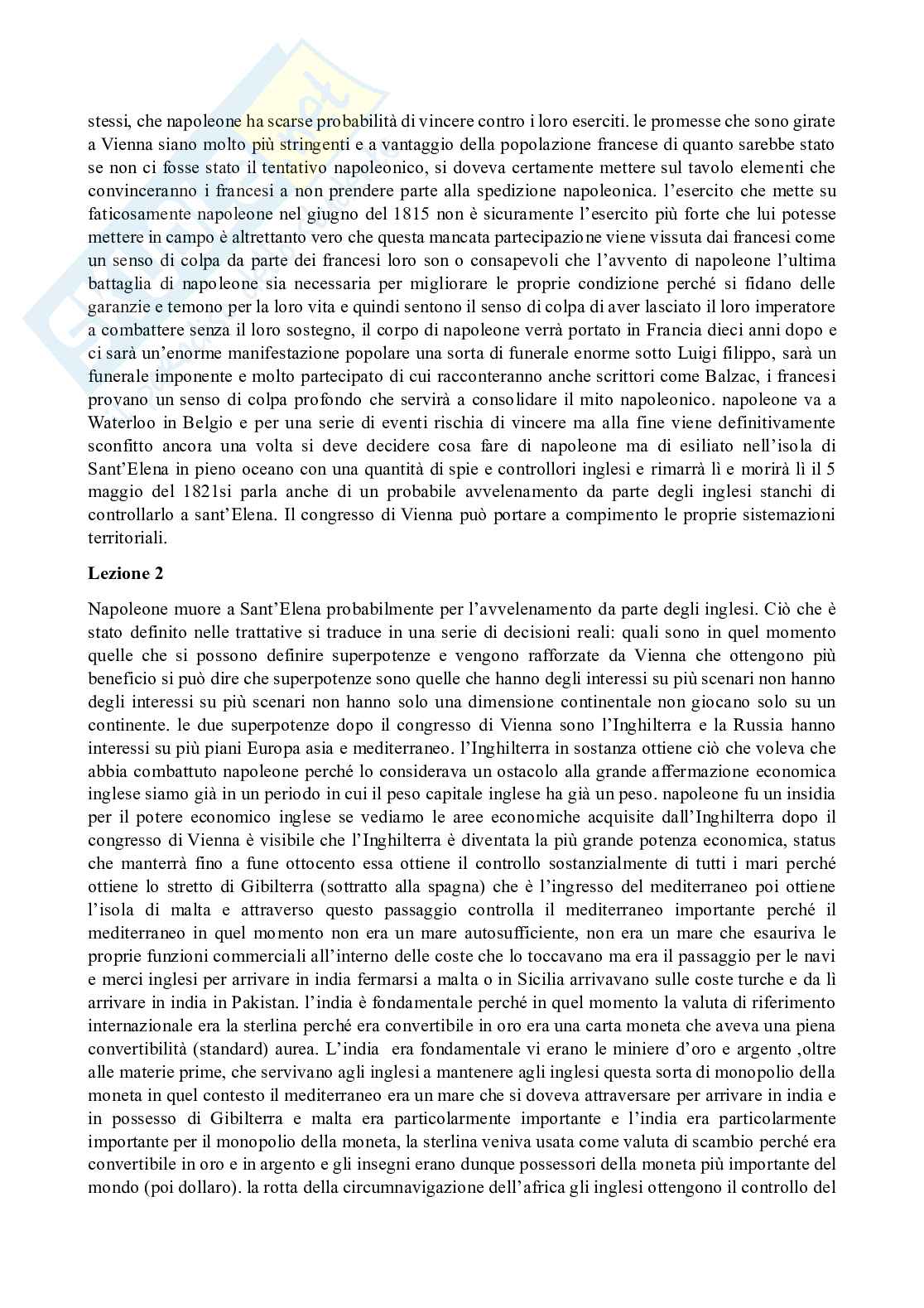 Appunti delle lezione di Storia contemporanea Pag. 6