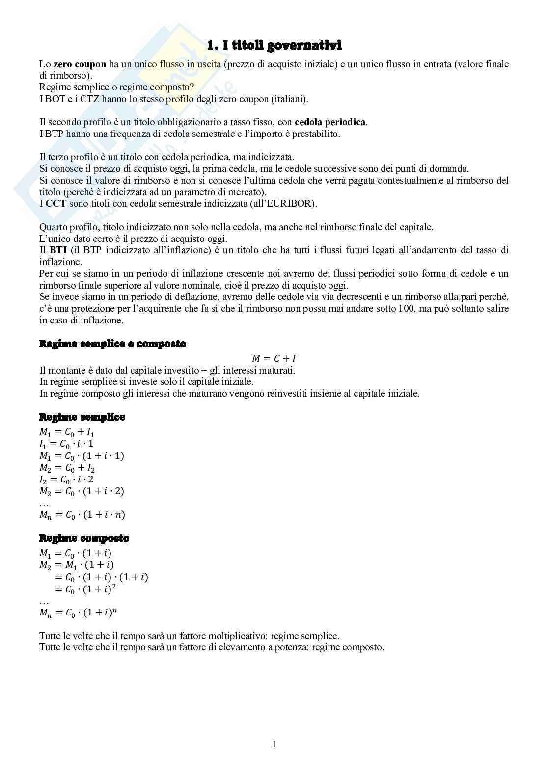 Appunti Economia del mercato mobiliare 2025 Pag. 6
