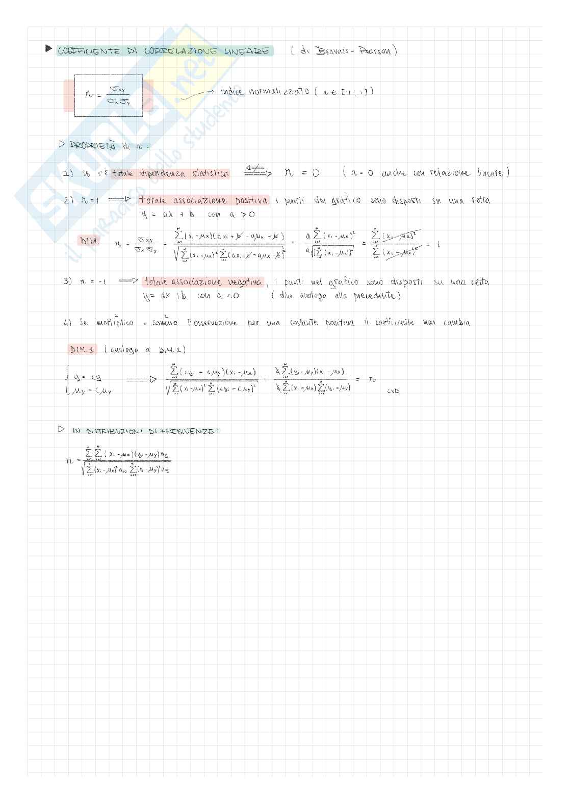 Appunti presi a lezione di Statistica di base Pag. 21