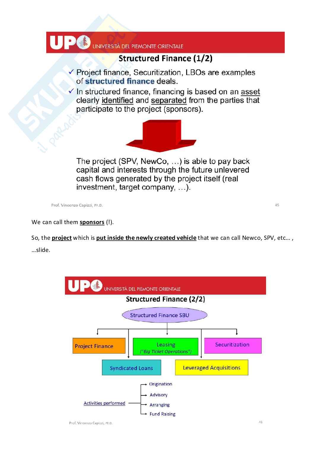 investment Banking, parte 1 Pag. 26