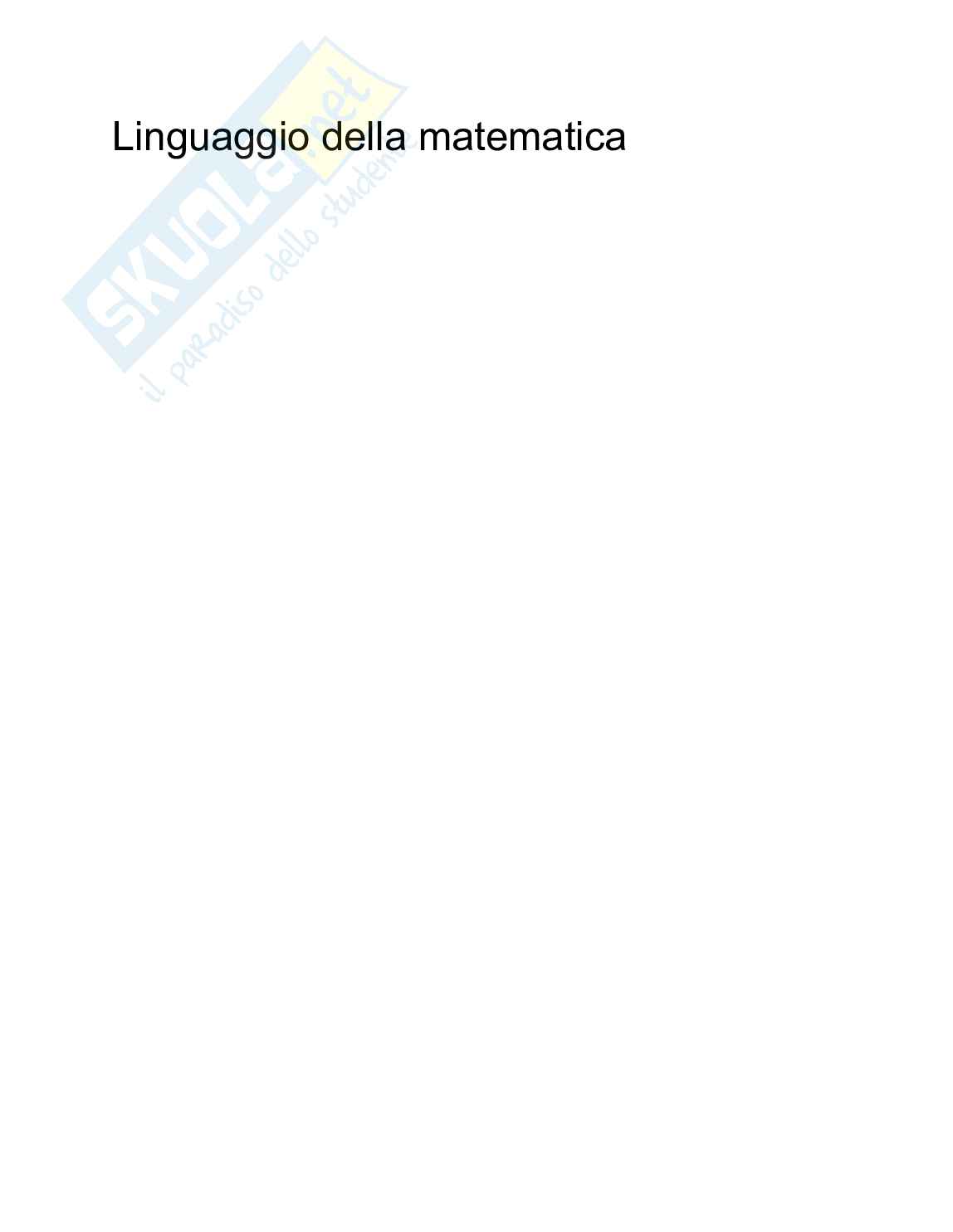 Appunti di Analisi matematica I Pag. 1