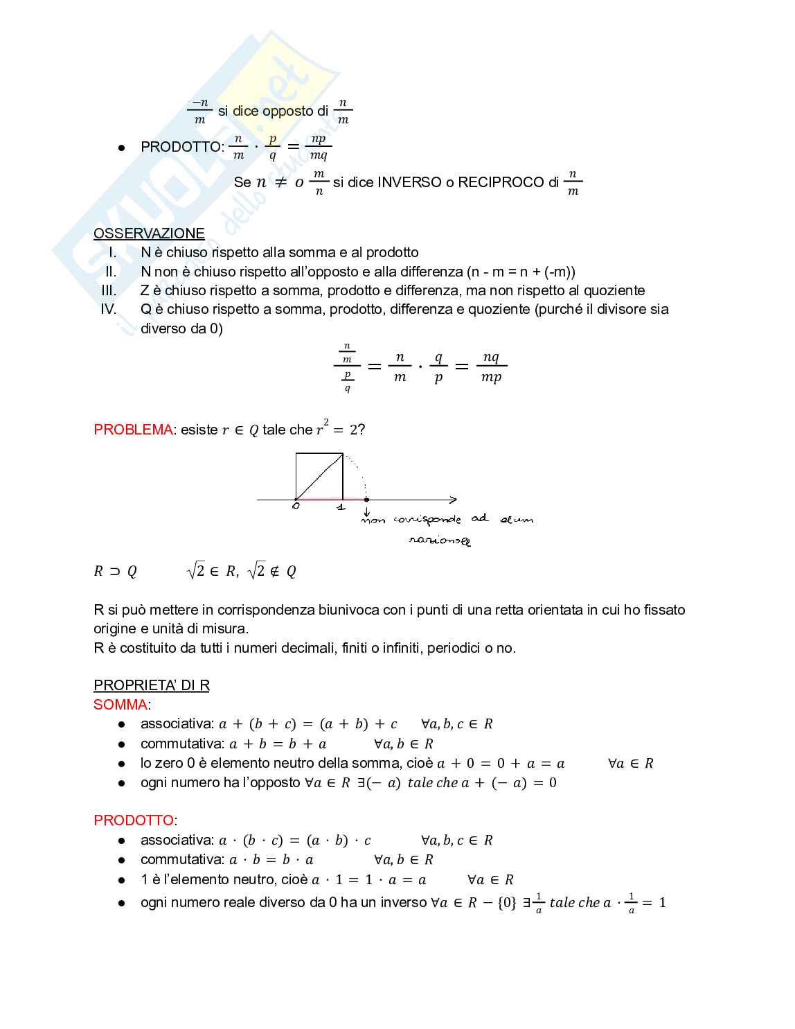 Appunti di Analisi matematica I Pag. 11
