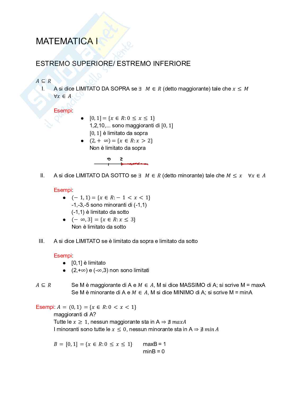 Appunti di Analisi matematica I Pag. 16