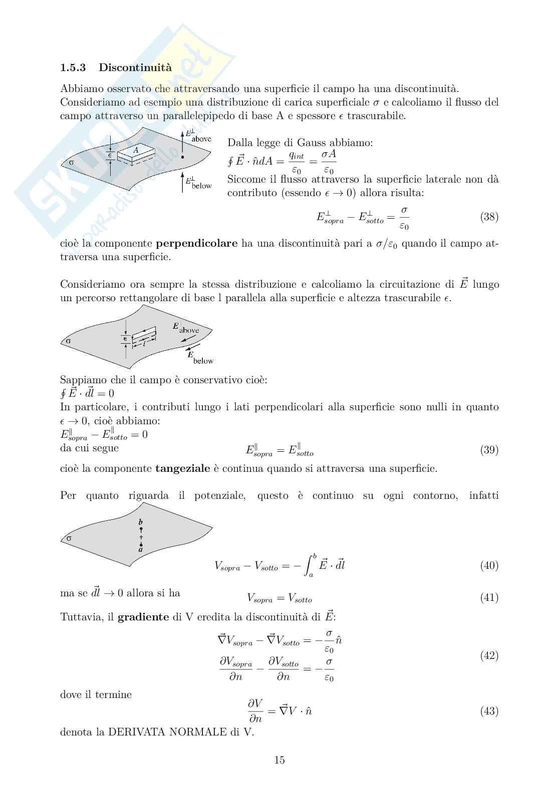 Riassunto esame Fisica 2, Prof. Albergo Sebastiano, libro consigliato Introduction to electrodynamics (IV edizione), D.J. Griffiths Pag. 16