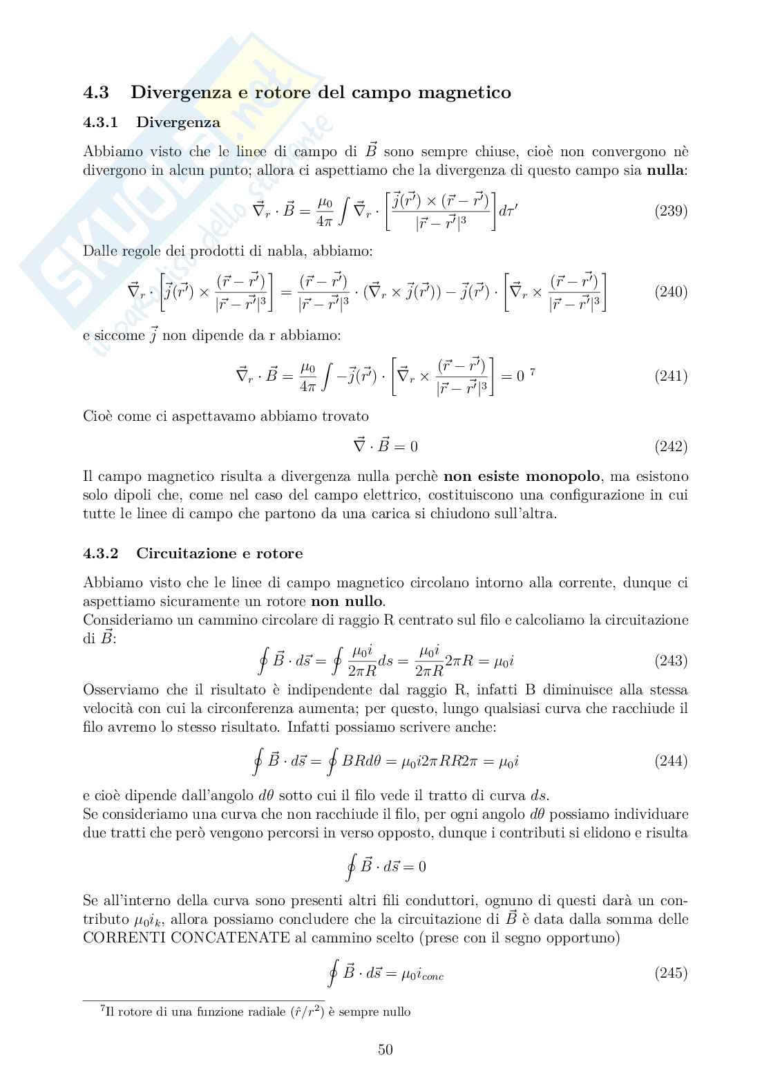 Riassunto esame Fisica 2, Prof. Albergo Sebastiano, libro consigliato Introduction to electrodynamics (IV edizione), D.J. Griffiths Pag. 51