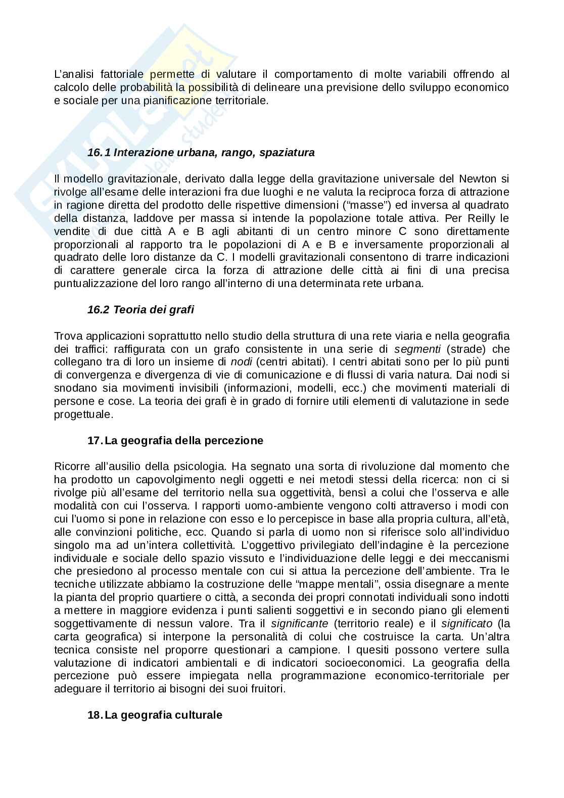Riassunto esame Geografia, Prof. Russo Rosanna, libro consigliato Compendio di Geografia generale, Pasquale Rossi Pag. 16