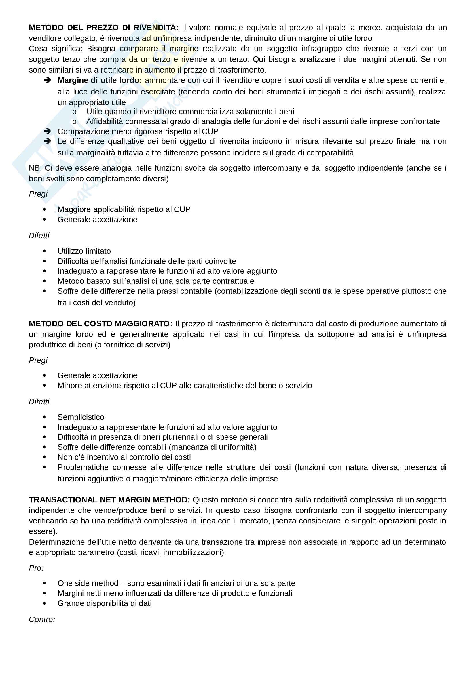 Appunti esame diritto tributario dei gruppi internazioni Pag. 31
