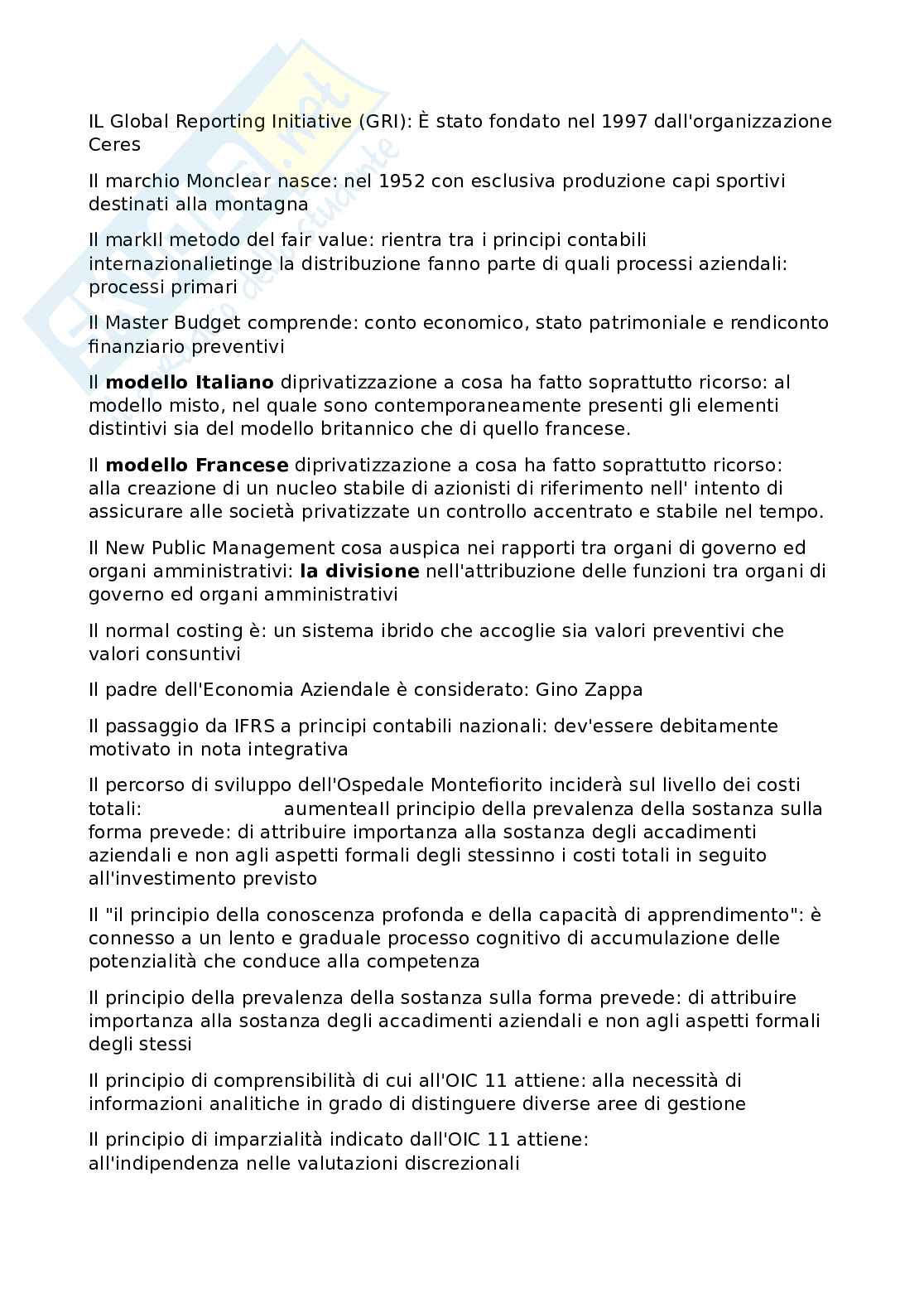 Economia aziendale - Test svolto Pag. 6
