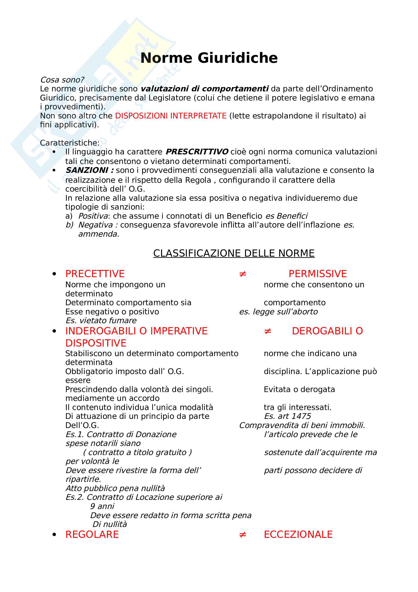 Norme giuridiche Pag. 1