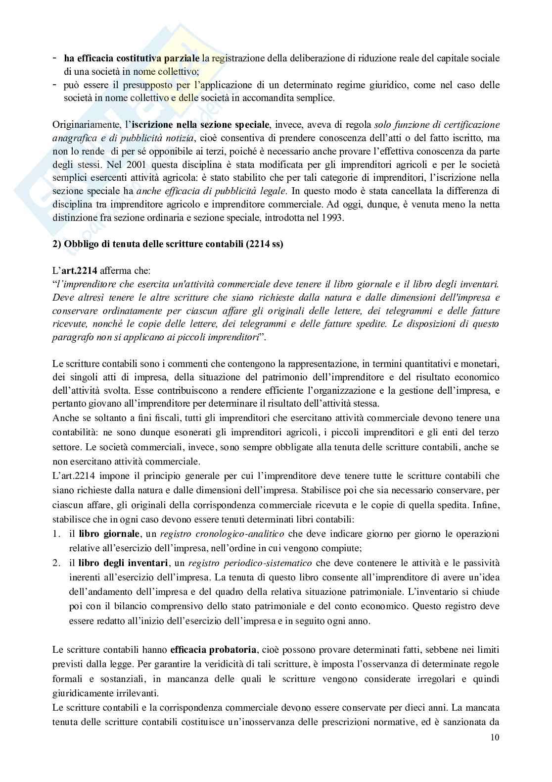 Riassunto esame Diritto commerciale , Prof. Bianca Massimo, libro consigliato Manuale di diritto commerciale, Campobasso Pag. 11