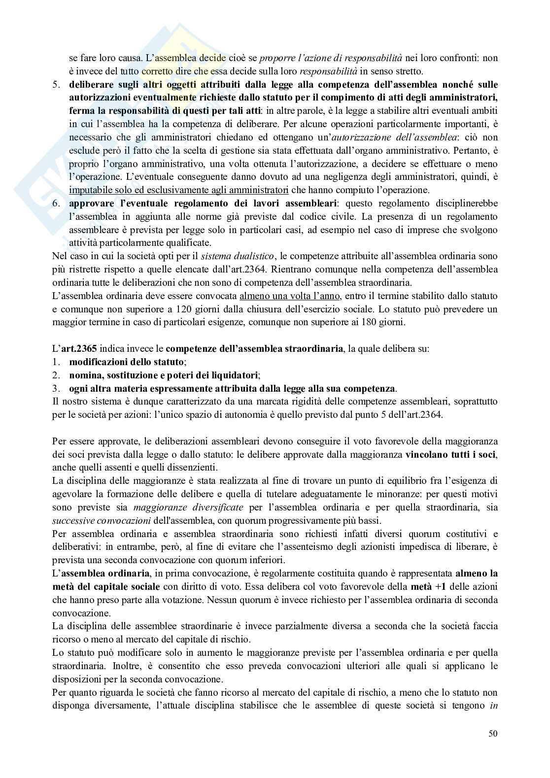 Riassunto esame Diritto commerciale , Prof. Bianca Massimo, libro consigliato Manuale di diritto commerciale, Campobasso Pag. 51