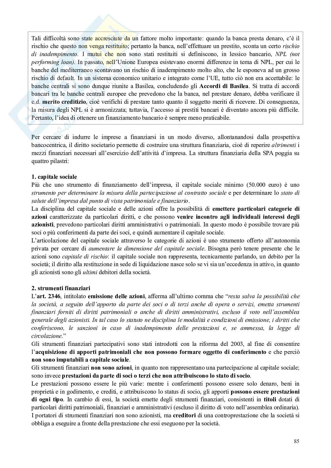 Riassunto esame Diritto commerciale , Prof. Bianca Massimo, libro consigliato Manuale di diritto commerciale, Campobasso Pag. 86