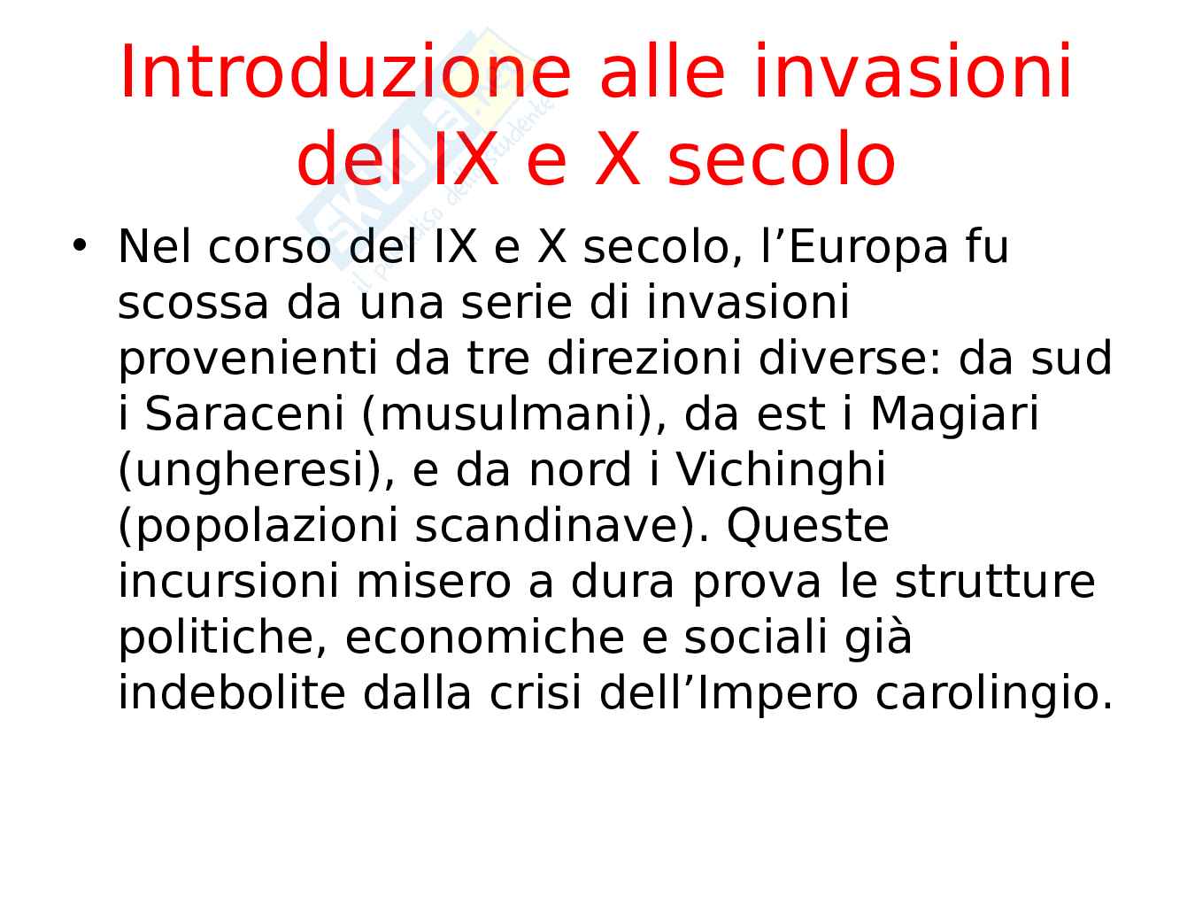 Invasioni saracene, magiare e vichinghe in Europa medievale Pag. 2
