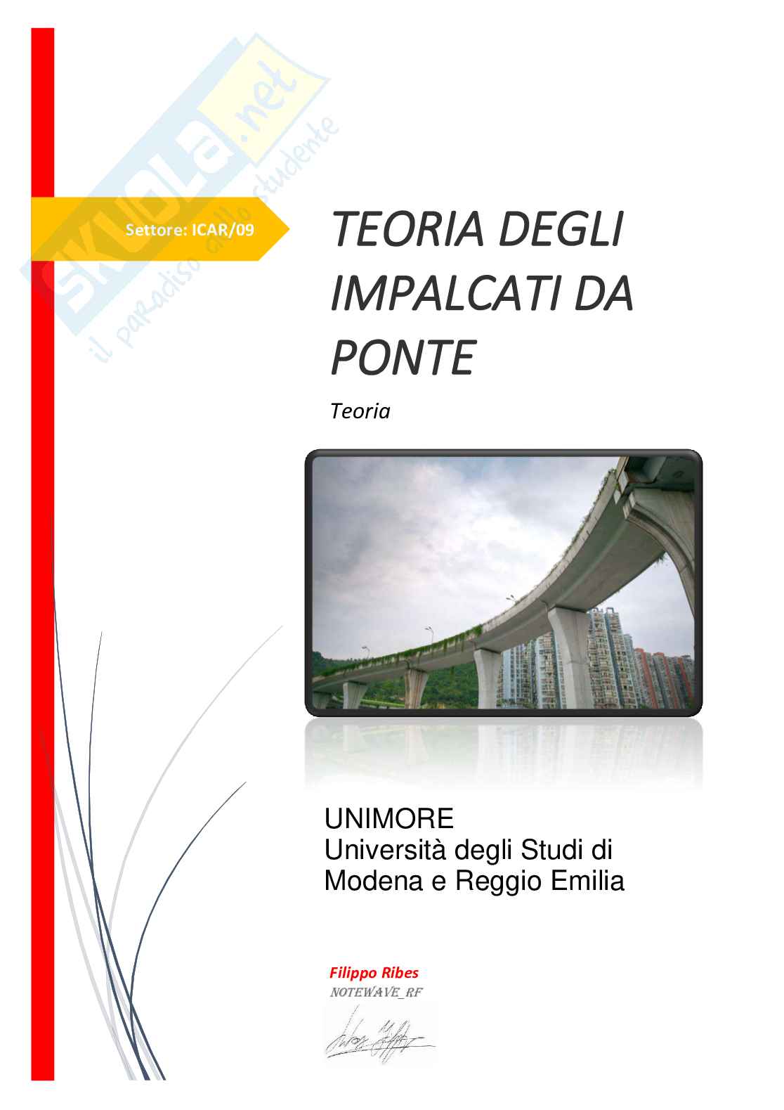 Teoria sugli impalcati da ponte Pag. 1
