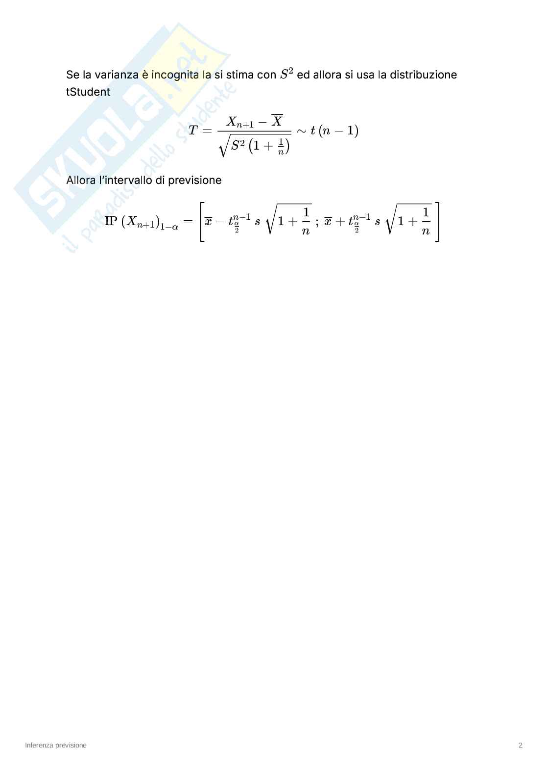 Appunti riassuntivi e formulari di Statistica  Pag. 41