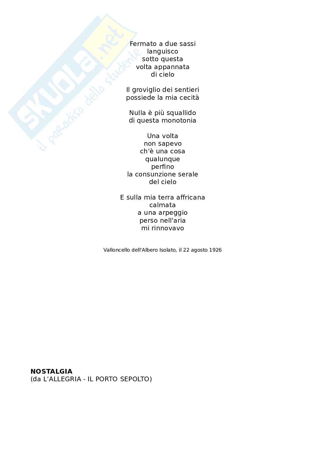 Ungaretti, Giuseppe - Allegria Pag. 26