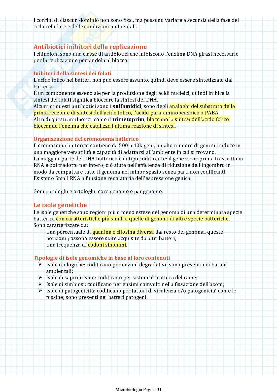 Appunti di Microbiologia Pag. 31