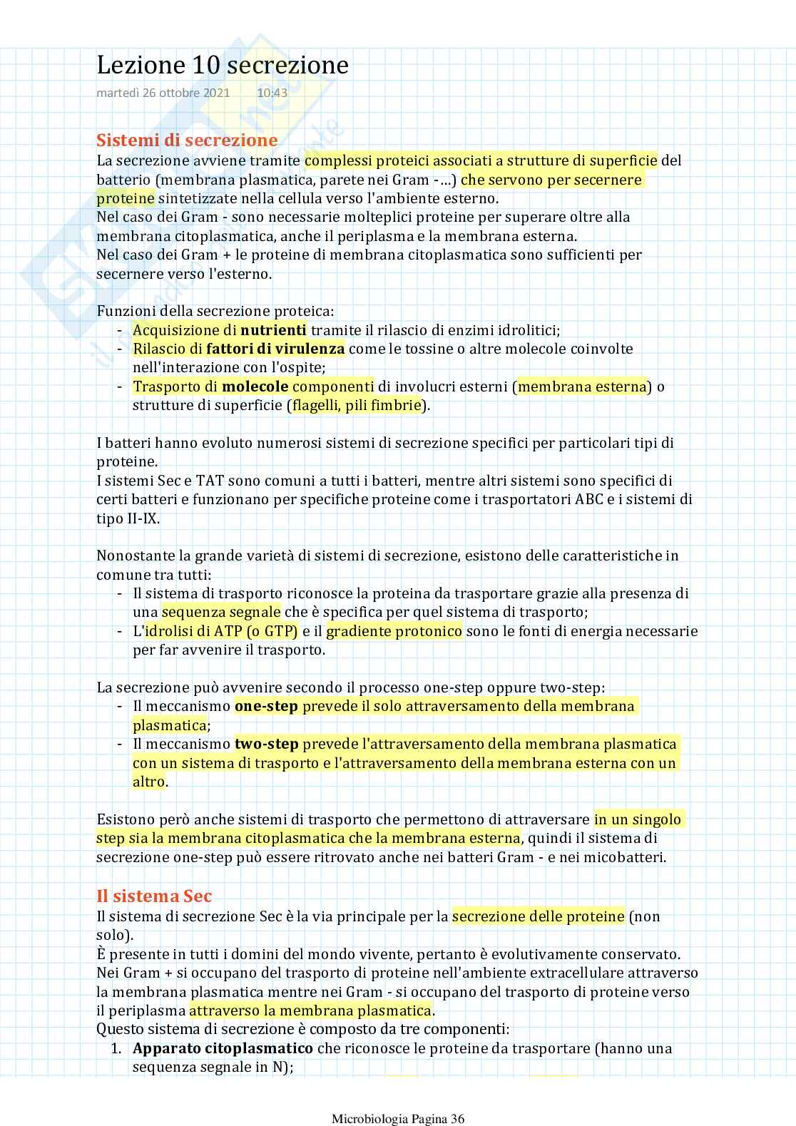 Appunti di Microbiologia Pag. 36