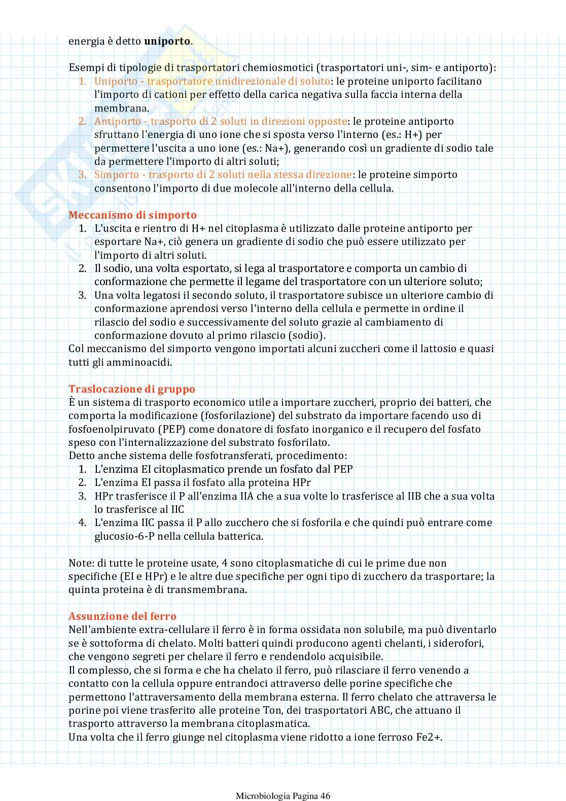 Appunti di Microbiologia Pag. 46