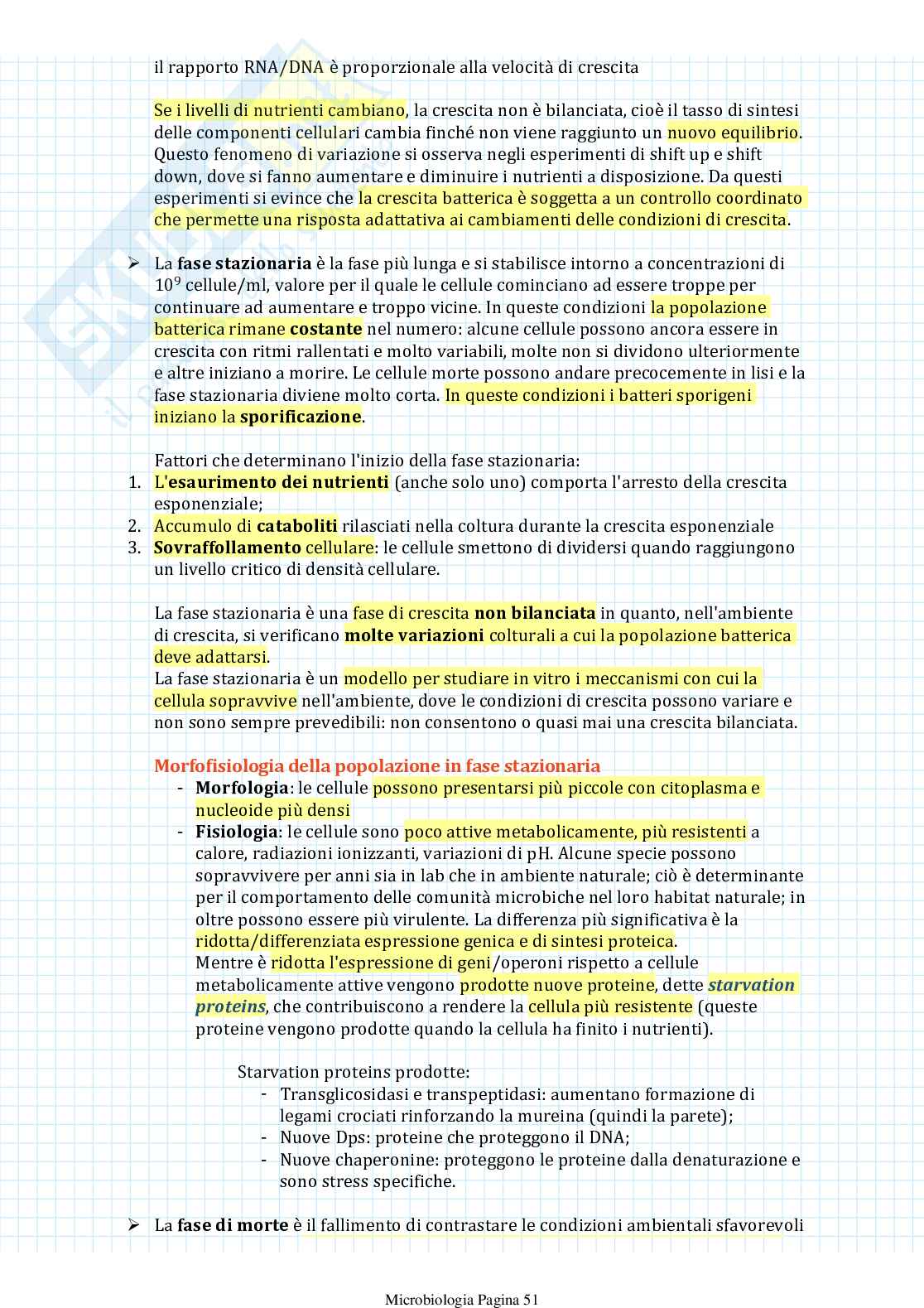 Appunti di Microbiologia Pag. 51