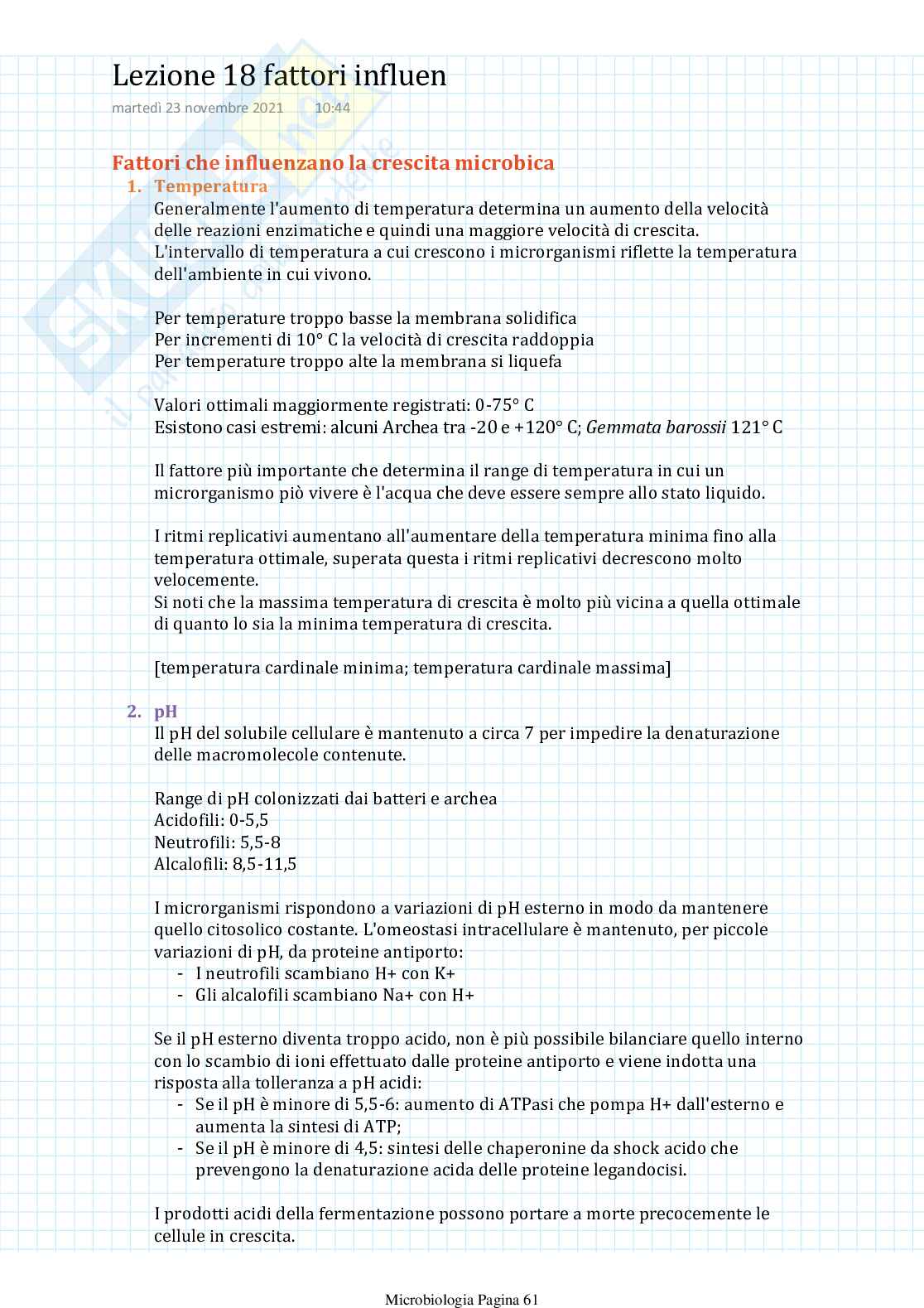 Appunti di Microbiologia Pag. 61