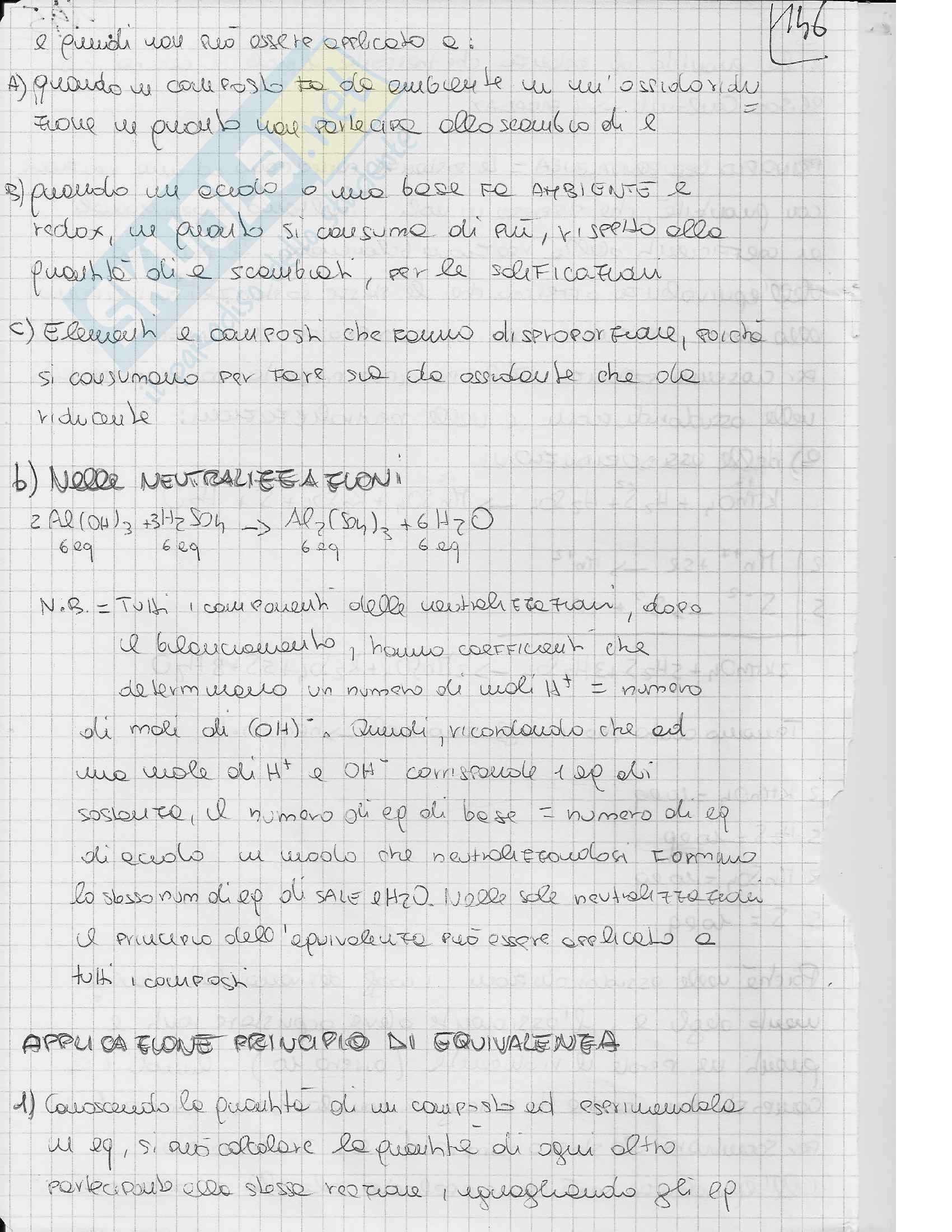 Riassunto esame chimica generale ed inorganica, docente Giacomello, Stechiometria, Cacace, Croatto parte 7 Pag. 21